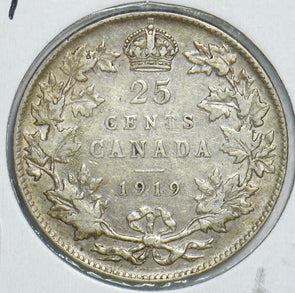 Canada 1919 25 Cents 298685 combine shipping