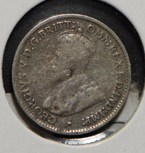 Australia 1924 3 Pence Kangaroo animal Emu  901234 combine shipping