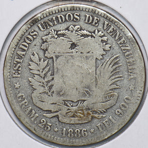 Venezuela 1886 5 Bolivares Horse animal 293975 combine shipping