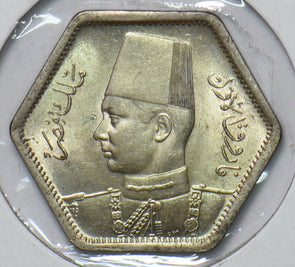 Egypt 1944 AH 1363 2 Piastres 294648 combine shipping