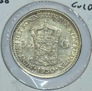 Netherlands 1930 1/2 Gulden Lion animal 291352 combine shipping