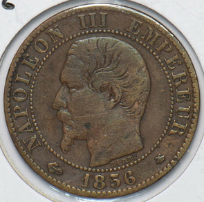 France 1856 BB 10 Centimes Eagle animal 900583 combine shipping