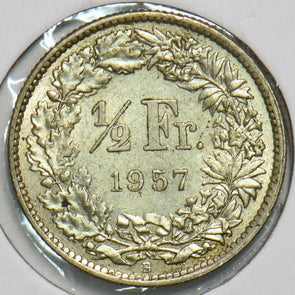 Switzerland 1957 1/2 Franc 197284 combine shipping