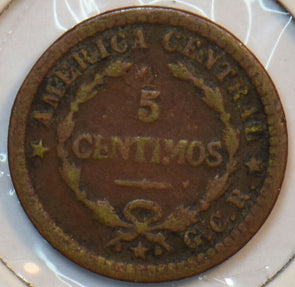 Costa Rica 1922 5 Centimos 152167 combine shipping