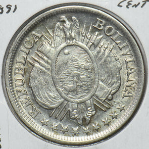 Bolivia 1891 50 Centavos 295723 combine shipping