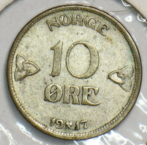 Norway 1917 10 Ore 153278 combine shipping