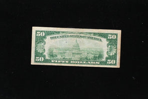 US 1929 $50 fine+ National Currency National Currency San francisco RC0695 combi