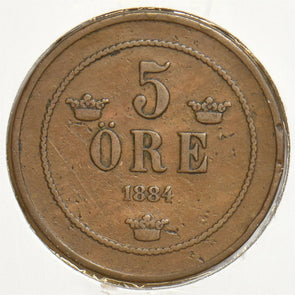 Sweden 1884 5 Ore 240619 combine shipping
