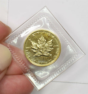 Canada 1984 5 Dollar gold mint sealed BU 1/10oz gold maple GL0204 combine shippi