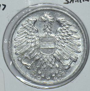 Austria 1947 Schilling Eagle animal 191587 combine shipping