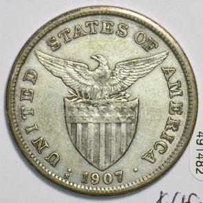 Philippines 1907 Peso 491482 combine shipping