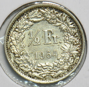 Switzerland 1964 1/2 Franc 197299 combine shipping