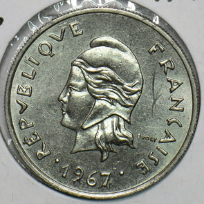 French New Caledonia 1967 10 Francs 197016 combine shipping