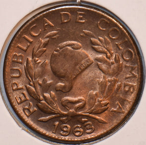 Colombia 1963 5 Centavos 196144 combine shipping