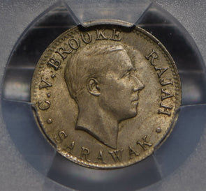 Sarawak 1920 Cent PCGS MS62 rare grade lustrous PC0423 combine shipping