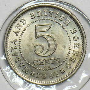 Malaya and British Borneo 1961 5 Cents 197722 combine shipping