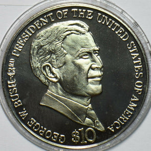 Liberia 2004 10 Dollars George W. Bush 903365 combine shipping