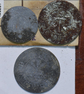 Germany 1917 10/50/100 Pfennig Stralsund 490297 combine shipping
