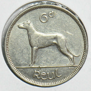 Ireland 1939 6 Pence Wolf animal 240579 combine shipping