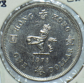Hong Kong 1978 1 Dollar Lion animal  290490 combine shipping