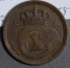 Denmark 1916 5 Ore  D0066 combine shipping