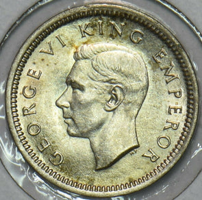 New Zealand 1942 3 Pence 196436 combine shipping