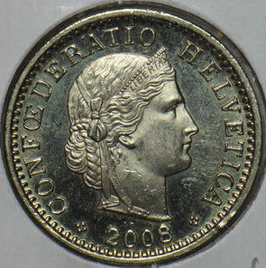 Switzerland 2006 20 Centimes BU 152259 combine shipping