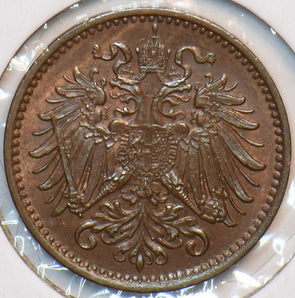 Austria 1895 Heller Eagle animal 151465 combine shipping