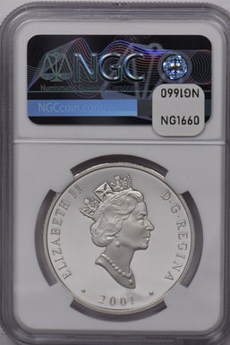 Canada 2001 20 Dollar Silver NGC Proof 69 UC Transportation Russell Model L Tou