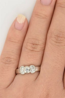 14K Gold Diamond Ring 2.3g Diamond TCW 0.1ct H~I SI1 Size 6.5 RG0099