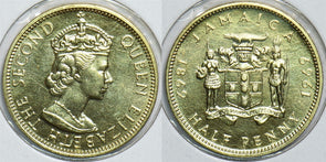 Jamaica 1969 1/2 Penny 153842 combine shipping