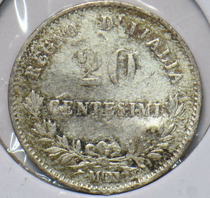 Italy 1863 20 Centesimi  191904 combine shipping