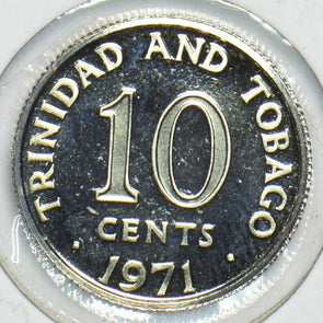 Trinidad & Tobago 1971 10 Cents Proof 903960 combine shipping
