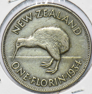 New Zealand 1934 Florin Kiwi Bird animal 293541 combine shipping
