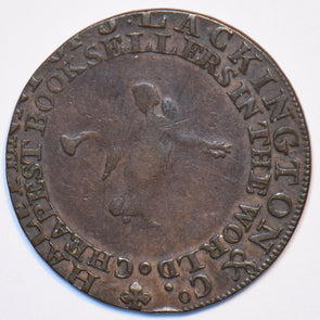 Great Britain 1795 Condor Token/Half Penny J. Lackington-Allen &Company “CHEAPES