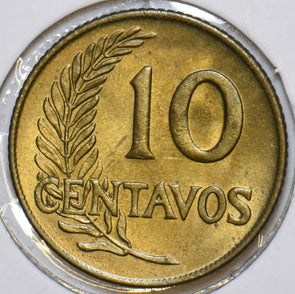Peru 1962 10 Centavos 196616 combine shipping