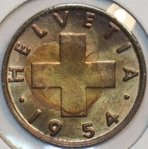 Switzerland 1954 Rappen 196233 combine shipping