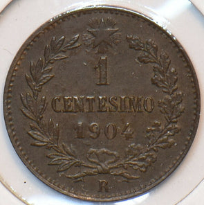 Italy 1904 R Centesimo 150957 combine shipping