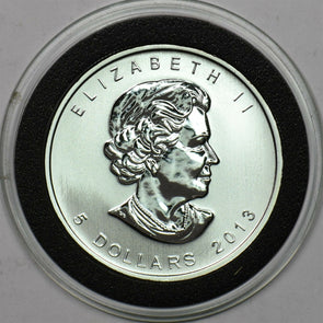 Canada 2013 5 Dollar silver Proof 1oz silver. Maple leaf 25th Anniversary. In or