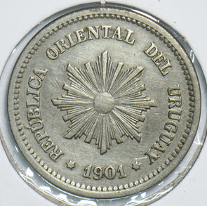 Uruguay 1901 2 Centesimos 240942 combine shipping