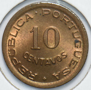 Portugal 1949 Angola 10 Centavos Elephant animal Horse 192521 combine shipping