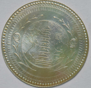 China 1900 ~49 Gaming Token mother of pearl pagoda 293133 combine shipping