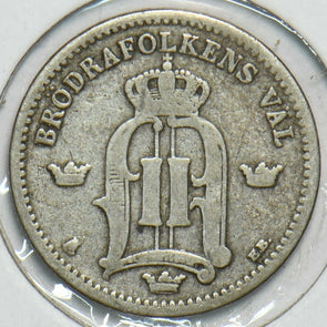 Sweden 1880 25 Ore 197168 combine shipping