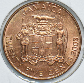 Jamaica 2003 25 Cents 904736 combine shipping