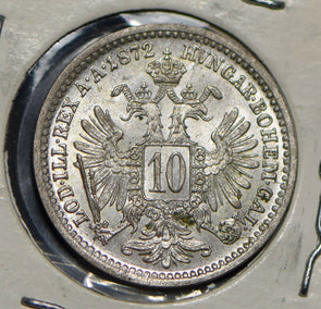 Austria 1872 10 Kreuzer  292092 combine shipping