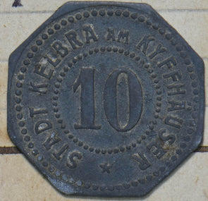 Germany 10 Pfennig Kelbra am Kyffhauser 293115 combine shipping