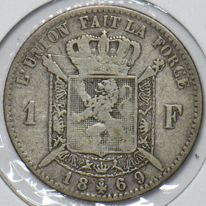 Belgium 1869 Franc 195365 combine shipping