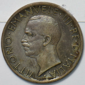 Italy 1927 5 Lire Eagle animal 193340 combine shipping