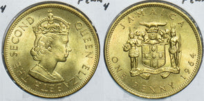 Jamaica 1964 Penny 153831 combine shipping