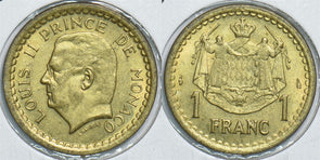 Monaco 1945 Franc 198406 combine shipping